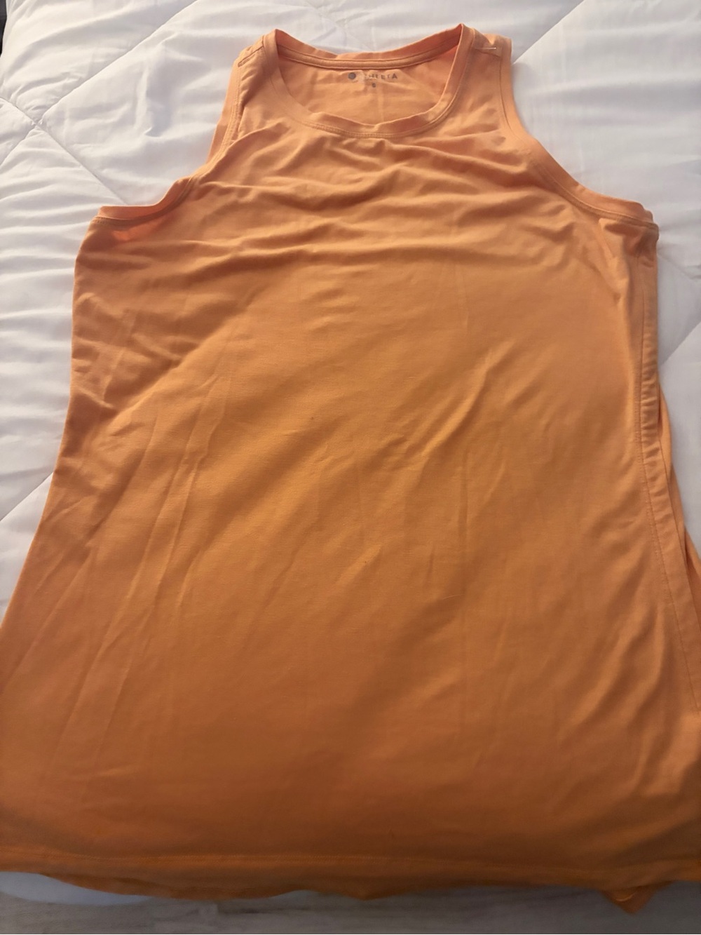 Athleta Coral Orange Muscle Tank